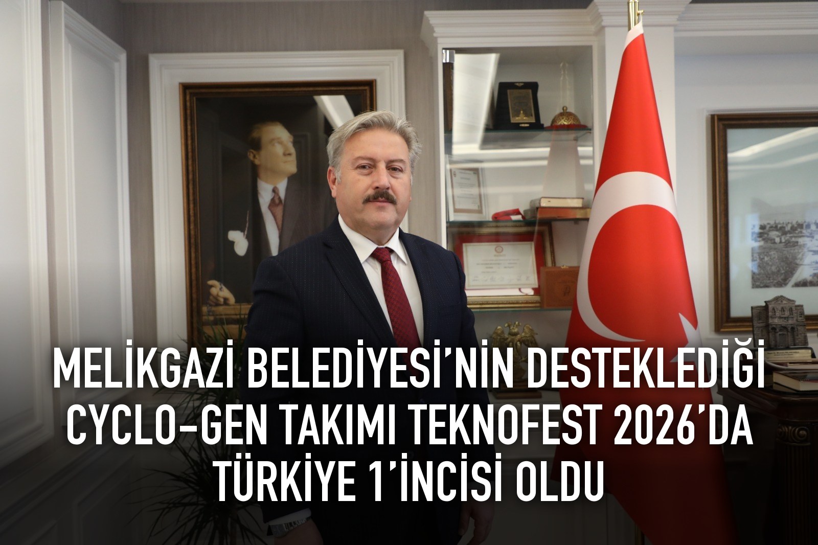 MELİKGAZİ BELEDİYESİ’NİN DESTEKLEDİĞİ CYCLO-GEN TAKIMI TEKNOFEST 2026’DA TÜRKİYE 1’İNCİSİ OLDU